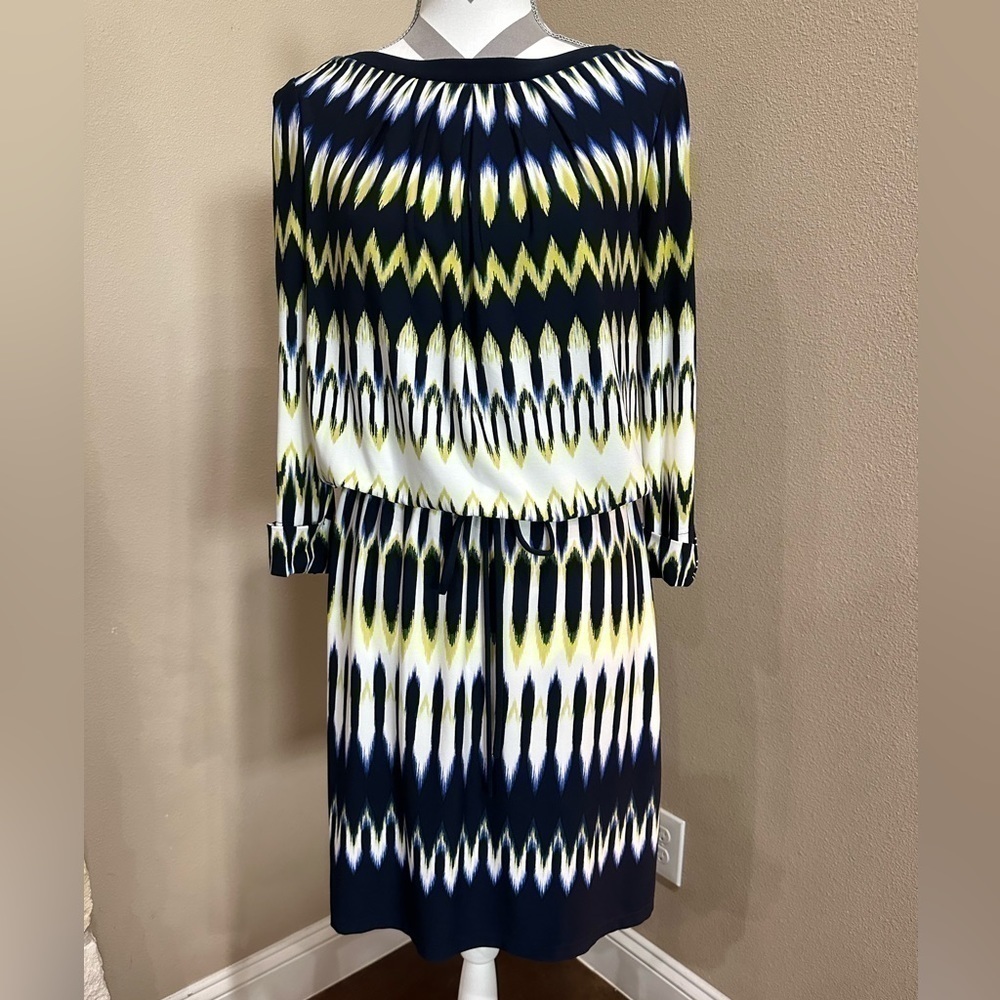 Women’s navy/white/lime green